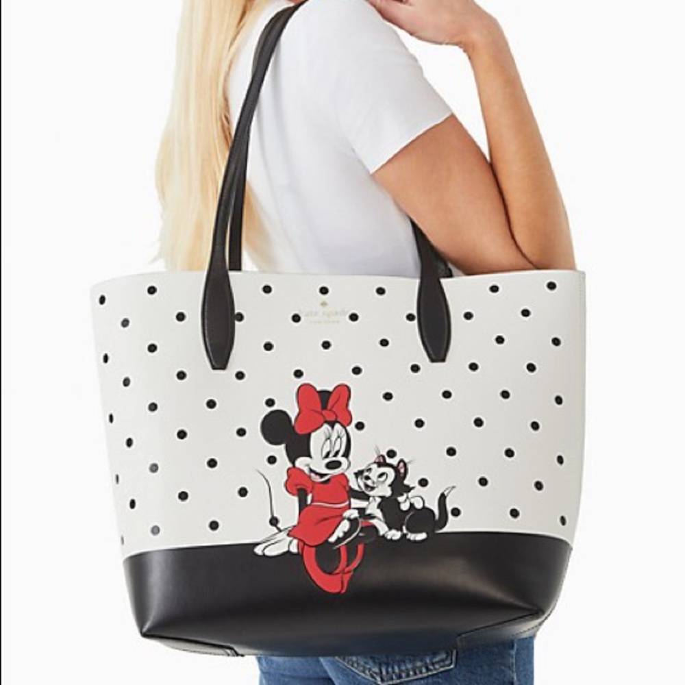 New💃Kate Spade disney x kate spade new york minnie mouse tote bag - Picture 11 of 13